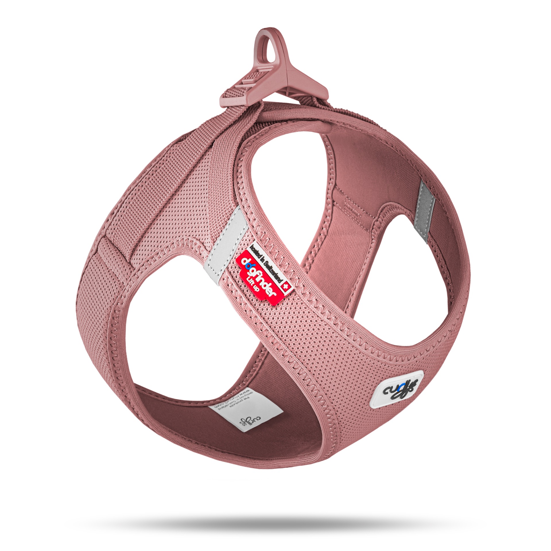 Rose Curli Air-Mesh Clasp -step-in-liivivaljaat koiralle, Air-Mesh-materiaali, tarrakiinnitys ja Curli Clasp -lukko.